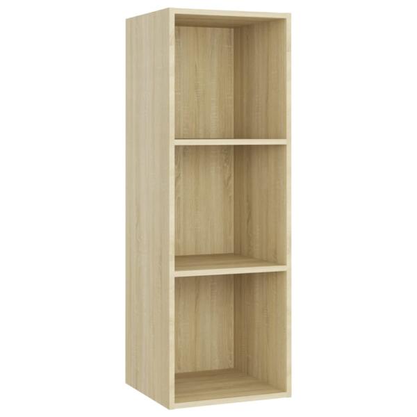 TV-Schränke 2 Stk. Sonoma-Eiche 107x35x37 cm Holzwerkstoff