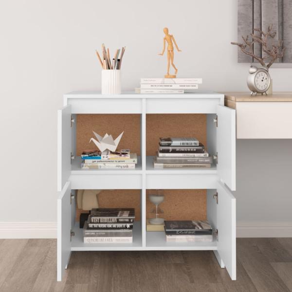 Sideboard Weiß 70x41x75 cm Holzwerkstoff