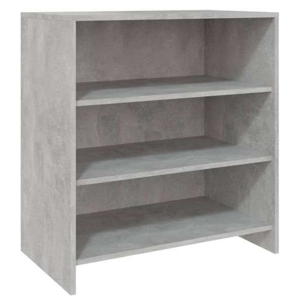 2-tlg. Sideboard Betongrau Holzwerkstoff
