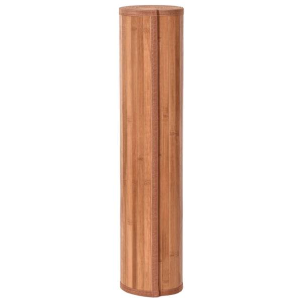 Teppich Rechteckig Braun 60x200 cm Bambus