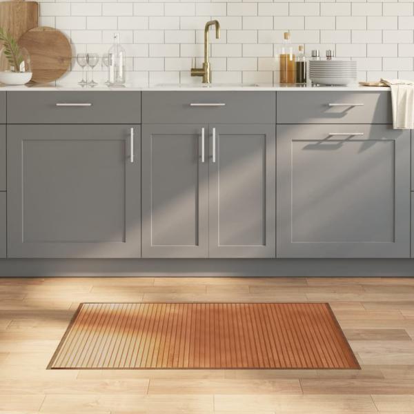 ARDEBO.de - Teppich Rechteckig Natur 60x100 cm Bambus