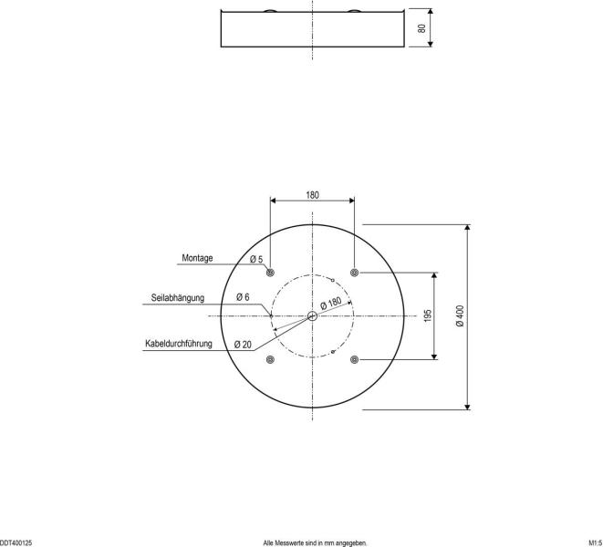 EVN DROP DOWN LED Deckenanbau, rund, IP20, 220-240V/AC/DC, 34W, 3000K, 4000K, 2448lm, 2652lm, weiß (DDT400125)