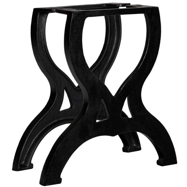 ARDEBO.de - Couchtischbeine 2 Stk. X-Rahmen Gusseisen