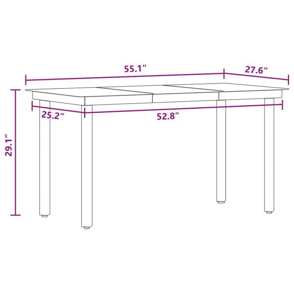 Garten Essgruppe mit Kissen 5 pcs Schwarz Poly-Rattan