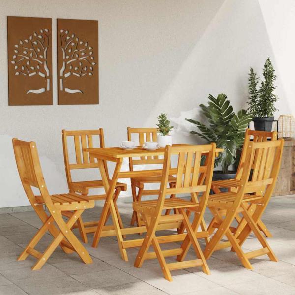 Klappbare Gartenstühle 6 Stk 36x46x86 cm Massivholz Akazie, Klappbare Gartenstühle 2 Stk 36x46x85 cm Massivholz Akazie