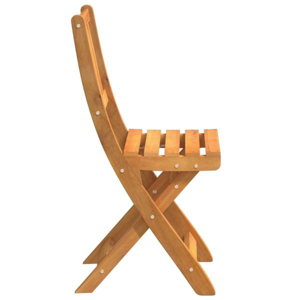 Klappbare Gartenstühle 6 Stk 36x46x86 cm Massivholz Akazie, Klappbare Gartenstühle 2 Stk 36x46x85 cm Massivholz Akazie