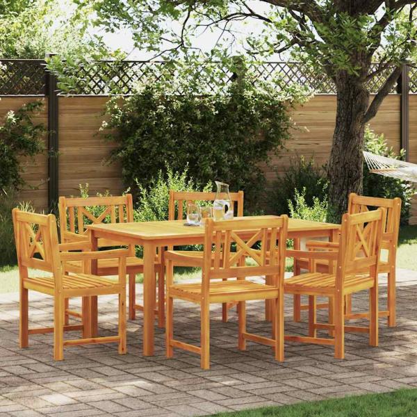 ARDEBO.de - Gartenstühle 6 Stück 56x55.5x90 cm Massivholz Akazie, Gartenstühle 2 Stück 56x56x90 cm Massivholz Akazie