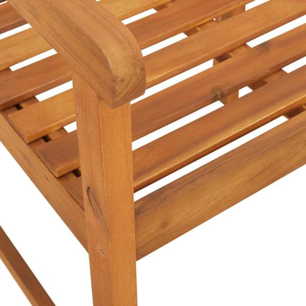 Gartenstühle 6 Stück 56x55.5x90 cm Massivholz Akazie, Gartenstühle 2 Stück 56x56x90 cm Massivholz Akazie