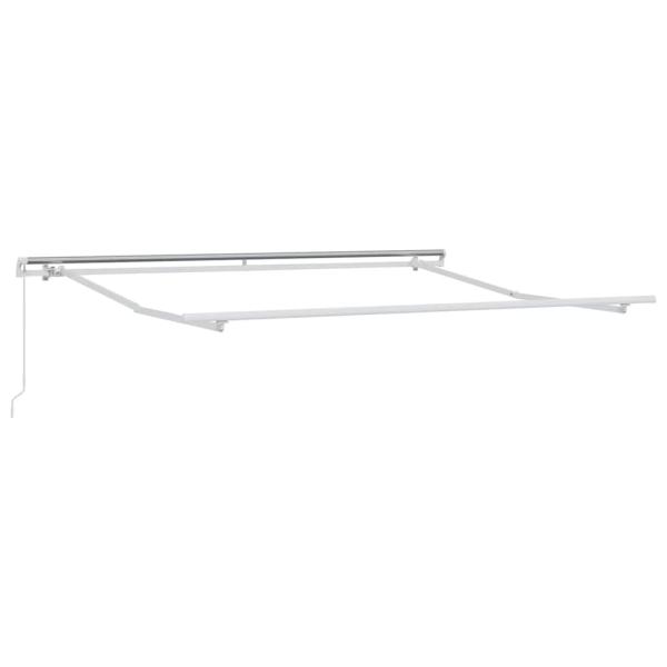 Manuelle Einziehbare Markise Beige 300x250 cm, Markisen-Ersatzstoff für 3x2,5 m Rahmen Beige
