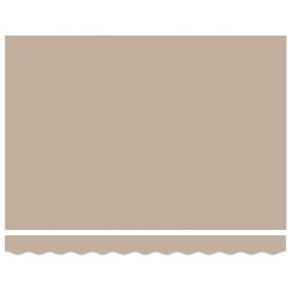 Manuelle Einziehbare Markise Beige 300x250 cm, Markisenersatzstoff für 3x2,5 m Rahmen Beige