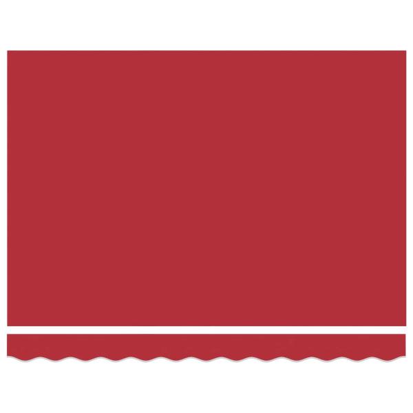 ARDEBO.de - manuelle einziehbare Markise rot 300x250 cm, Markisenstoff für 3x2.5 m Rahmen rot