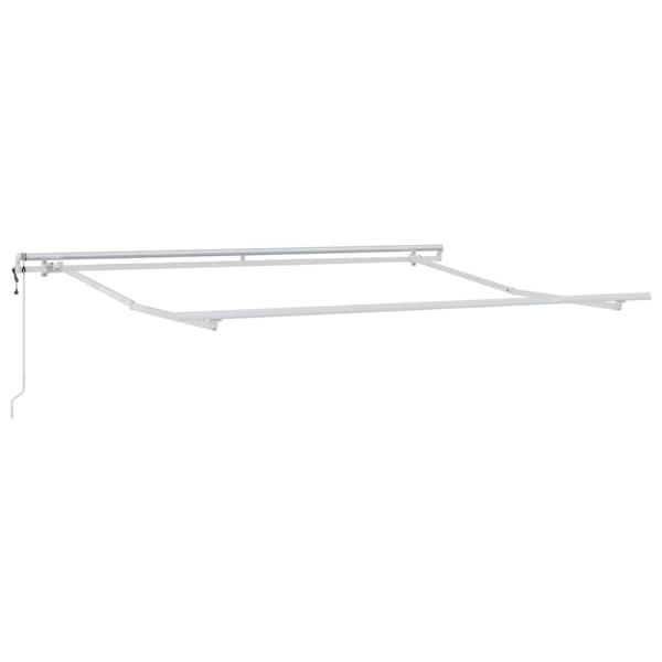 automatische einziehbare Markise Grün und Gelb 300x250 cm, Markisenstoff für 3x2,5 m Rahmen Grün und Gelb