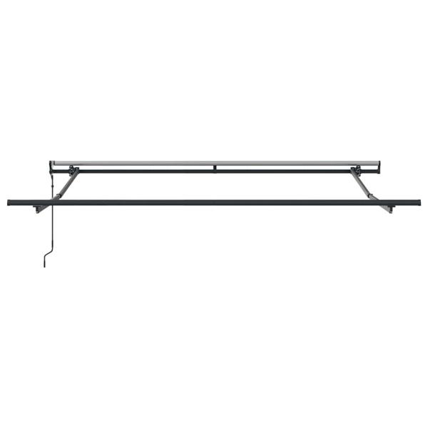 ARDEBO.de - Automatische Einziehbare Markise Grün und Weiß 300x250 cm, Markisen-Ersatzstoff für 3x2.5 m Rahmen Grün und Weiß