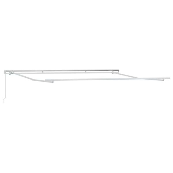 Manuelle Einziehbare Markise Beige 400x300 cm, Markisenersatzgewebe für 4x3 m Rahmen Beige