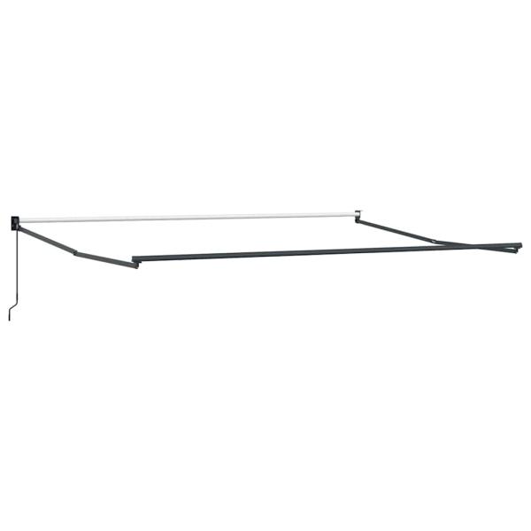 Manuelle Einziehbare Markise Beige 400x300 cm, Markiseneinsatzstoff für 4x3 m Gestell Beige