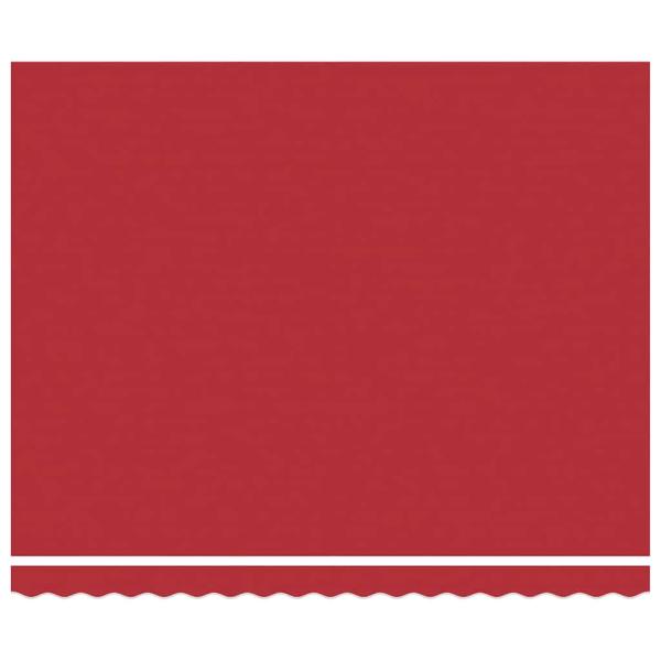 Manuelle aufrollbare Markise mit LED Rot 400x300 cm, Markisenersatzstoff für 4x3 m Rahmen Rot