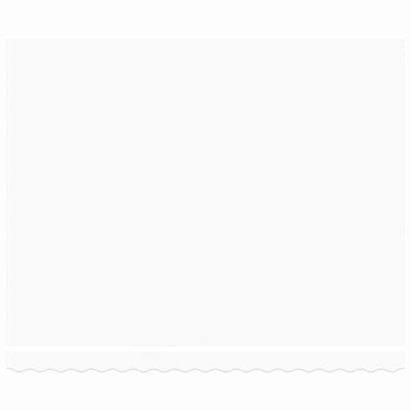 Manuelle Einziehbare Markise Weiß 400x350 cm, Markisen-Ersatzstoff für 4x3.5 m Rahmen Weiß