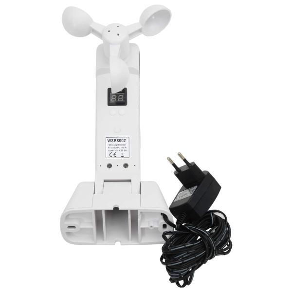 Automatische Einziehbare Markise mit LED Weiß 400x350 cm, Markisen-Ersatzstoff für 4x3.5 m Rahmen Weiß