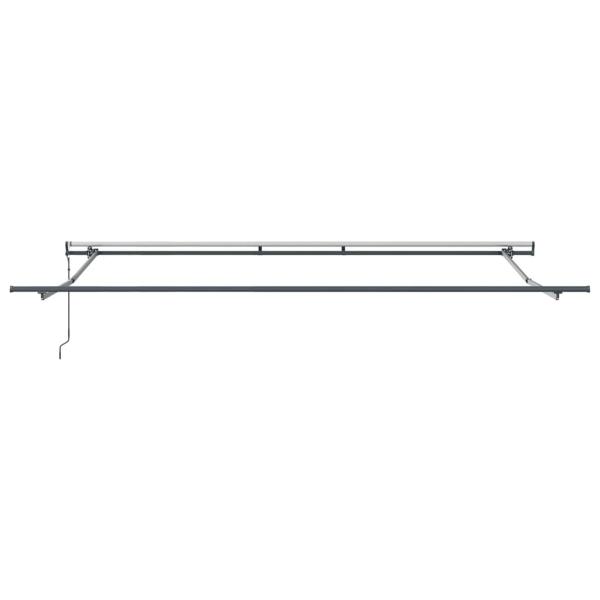 Automatische Einziehbare Markise Hellgrau 450x300 cm, Markisen-Ersatzstoff für 4,5x3 m Rahmen Hellgrau