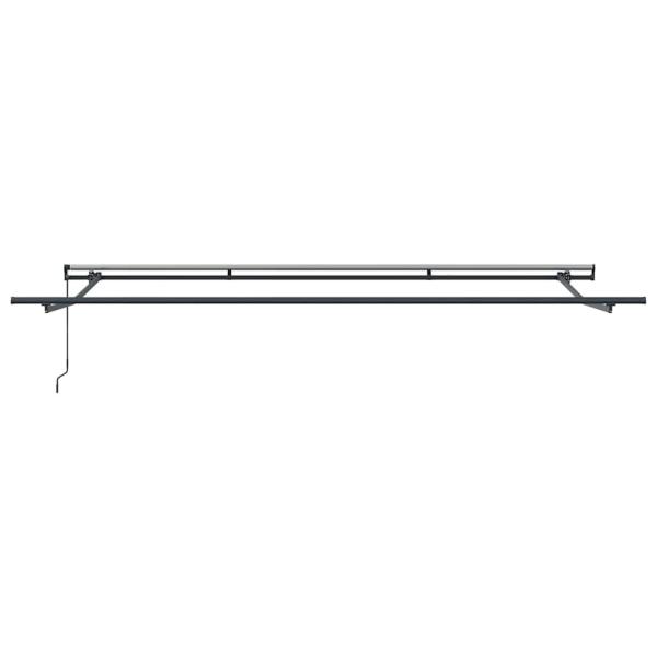 Manuelle Einziehbare Markise Weiß 450 x 350 cm, Markisenersatzstoff für 4,5 x 3,5 m Rahmen Weiß