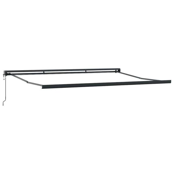Automatische Einziehbare Markise Rot 500x300 cm, Markisenersatzstoff für 5x3 m Rahmen Rot