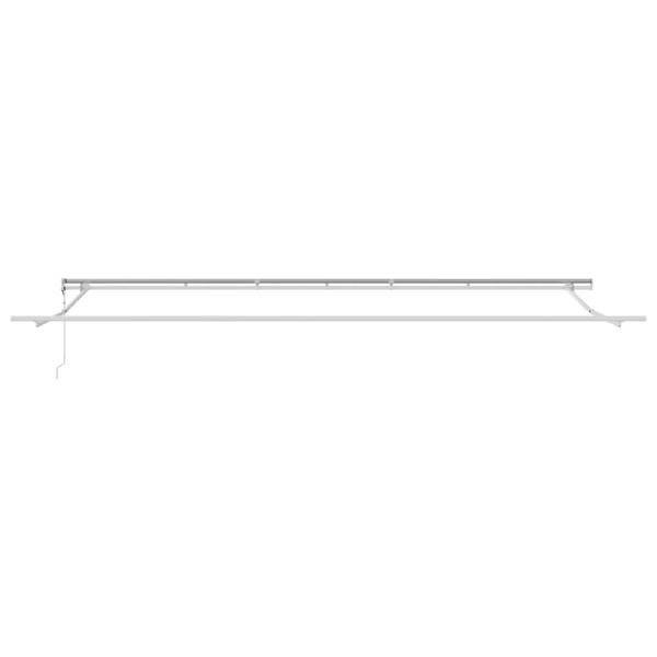 Automatische Einziehbare Markise Grün und Gelb 600x300 cm, Markisen-Ersatzstoff für 6x3 m Rahmen Grün und Gelb