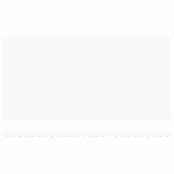 Automatische einziehbare Markise Weiß 600x350 cm, Markisenstoff für 6x3,5 m Rahmen Weiß