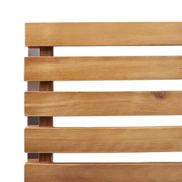 Stapelbare Gartenstühle 6 Stk 54.5x56x89 cm Massivholz Akazie, Stapelbare Gartenstühle 2 Stk Massivholz Akazie und Stahl, Stapelbare Gartenstühle 4 Stk Massivholz Akazie und Stahl