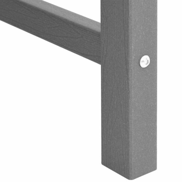 Garten-Essstühle 4 Stück Hellgrau 65,5x55,5x88 cm HDPE, Garten-Essstühle 2 Stück Hellgrau HDPE