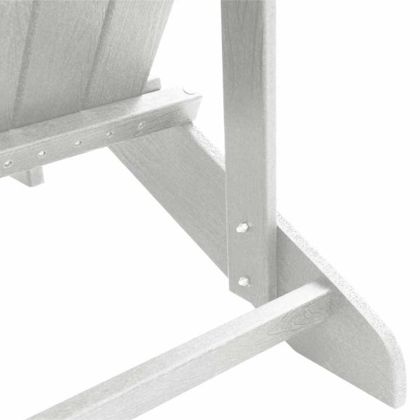 Adirondack Stühle 2 Stück Weiß 74x82x90 cm HDPE, Adirondack Stuhl Weiß 74x82x91 cm HDPE