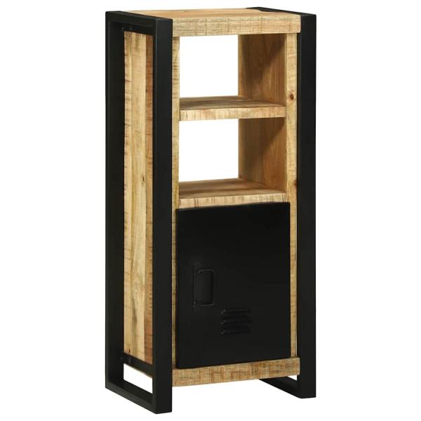 ARDEBO.de - Badezimmer-Wandschrank 40x30x90 cm Aus massivem, rauem Mangoholz