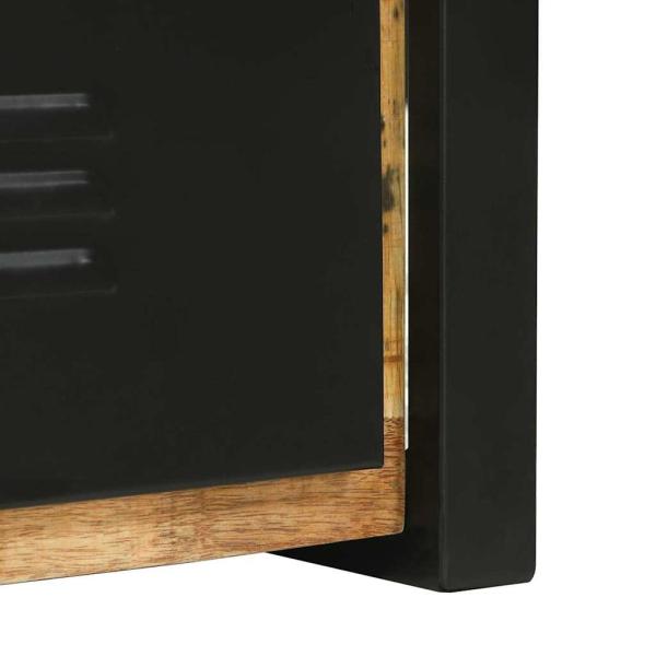 Badezimmer-Wandschrank 40x30x40 cm Massivholz Grobe Mango