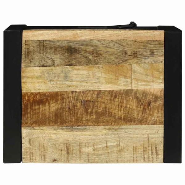 Badezimmer-Wandschrank 40x30x40 cm Massivholz Grobe Mango