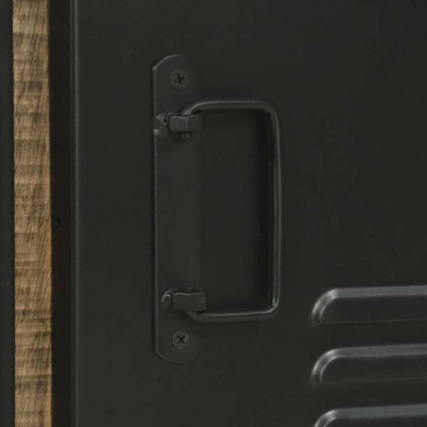 Badezimmer-Wandschrank 40x30x40 cm Massivholz Grobe Mango