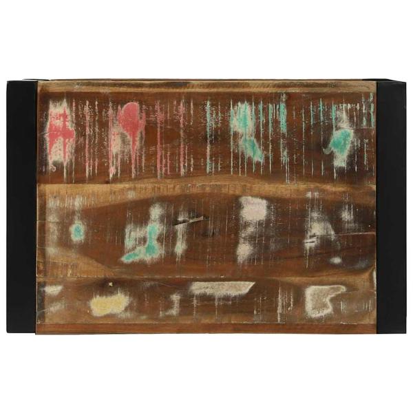 Wandwürfel 55x35x40 cm Massivholz Altholz