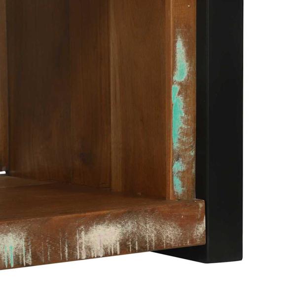 Wandwürfel 55x35x40 cm Massivholz Altholz