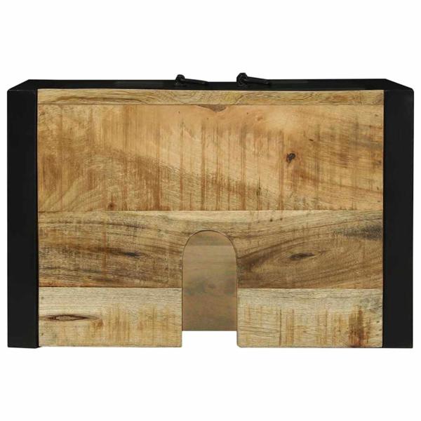 Waschbecken Schrank 55x35x60 cm Massivholz Raues Mango