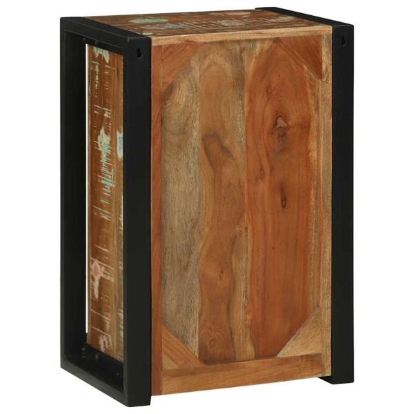 Badezimmer Wandschrank Mehrfarbig 40x30x60 cm Massivholz Altholz