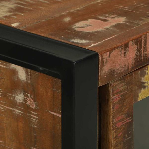 Badezimmer Wandschrank Mehrfarbig 40x30x60 cm Massivholz Altholz