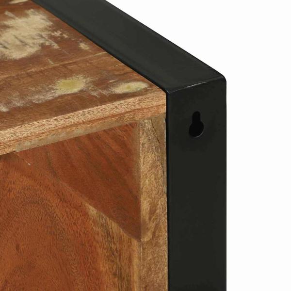 Badezimmer Wandschrank Mehrfarbig 40x30x60 cm Massivholz Altholz