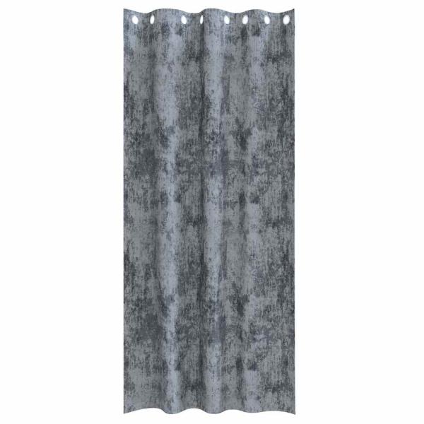 Samtvorhänge 2 Stk mit Ösen Silbergrau 225x140 cm