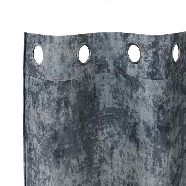 Samtvorhänge 2 Stück mit Ösen Silbergrau 260x140 cm