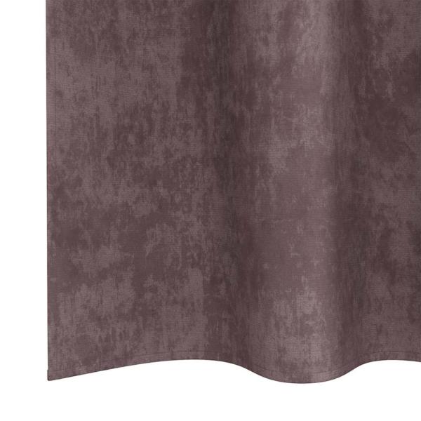 Braune Samtvorhänge 2 Teile mit Ösen 245x140 cm