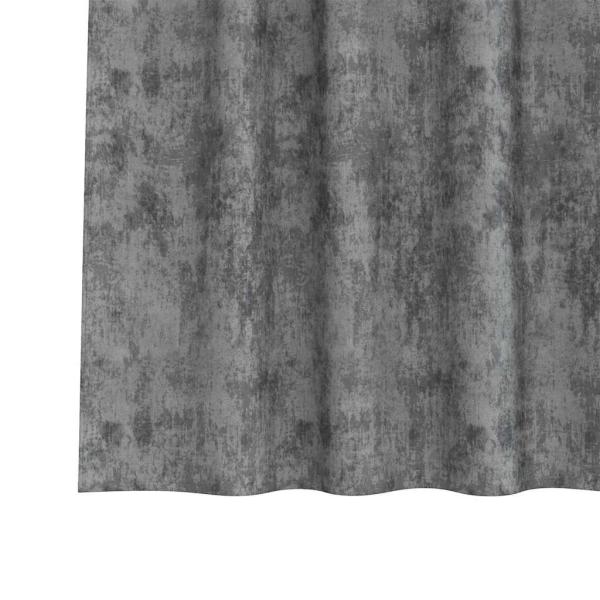 Samtvorhänge 2 Stk. Grau 225 x 140 cm Samt