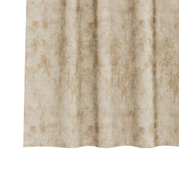 Veloursvorhänge 2 Stück mit Ösen Creme 225x140 cm