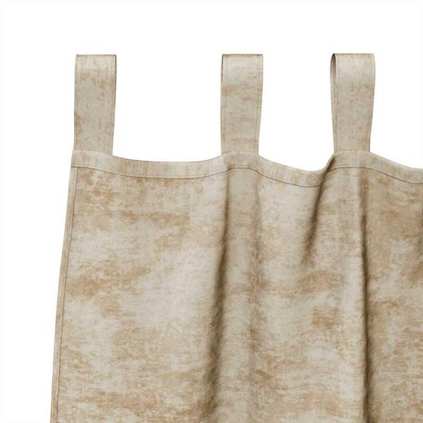 Samtvorhänge 2 Stk mit Ösen Creme 245x140 cm