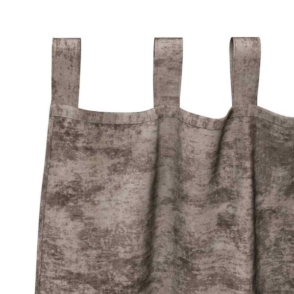 Samtvorhänge 2 Stück mit Ösen Cappuccino 225x140 cm