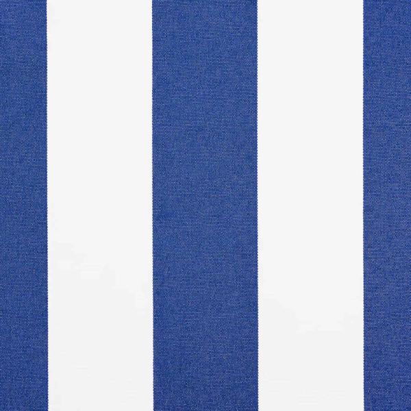 Ersatzstoff für Markisen für einen Rahmen von 3,5 m x 2 m in Blau und Weiß