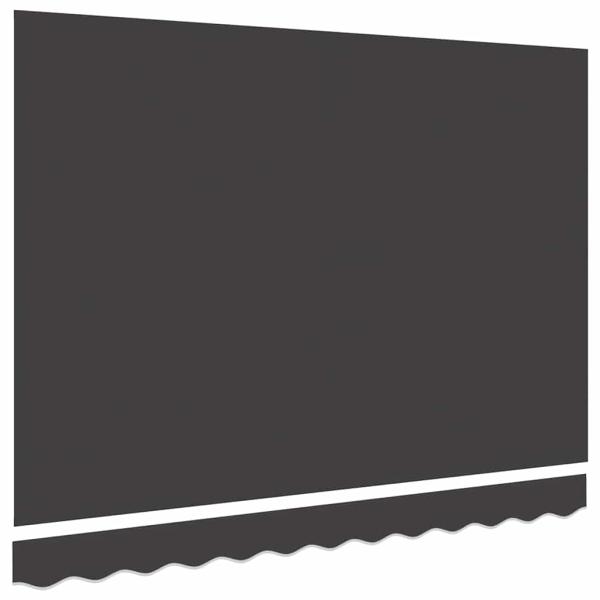 Ersatzbespannung für Markise 3 x 2 m Anthrazit Polyester