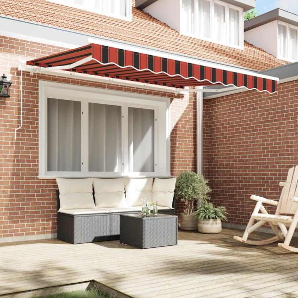 Markisen-Ersatzmaterial für 3.5x2 m Rahmen Buntgestreift